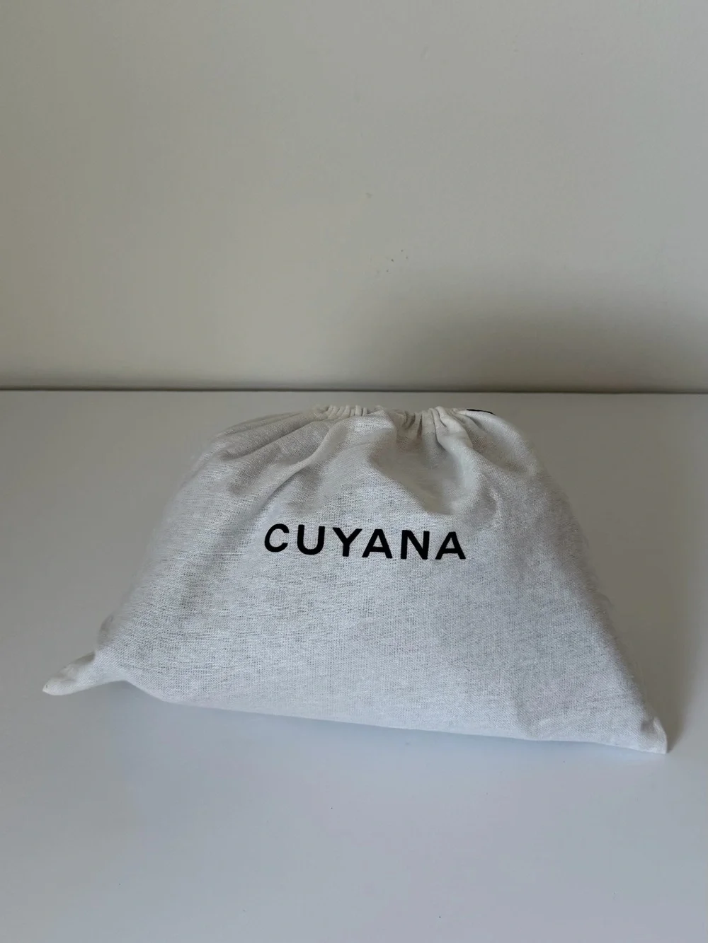 Cuyana Drawstring Brown Leather Bag - mini dia bag - Picture 3 of 15